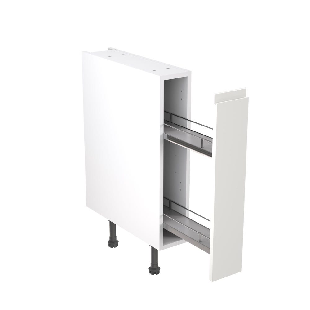 J-Pull Kitchen Base Unit 150mm Pull-Out Gloss White