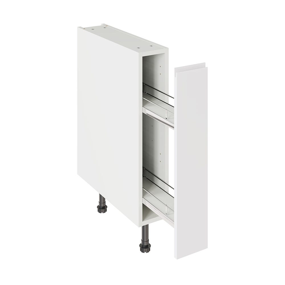 J-Pull Kitchen Base Unit 150mm Pull-Out Ultra Matt White