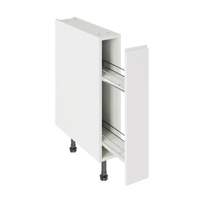 J-Pull Kitchen Base Unit 150mm Pull-Out Ultra Matt White