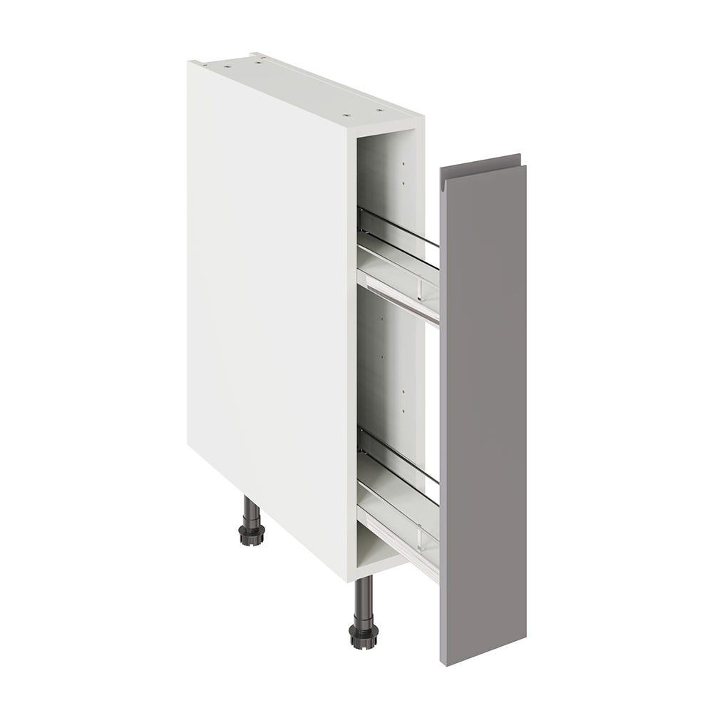 J-Pull Kitchen Base Unit 150mm Pull-Out Ultra Matt Dust Grey