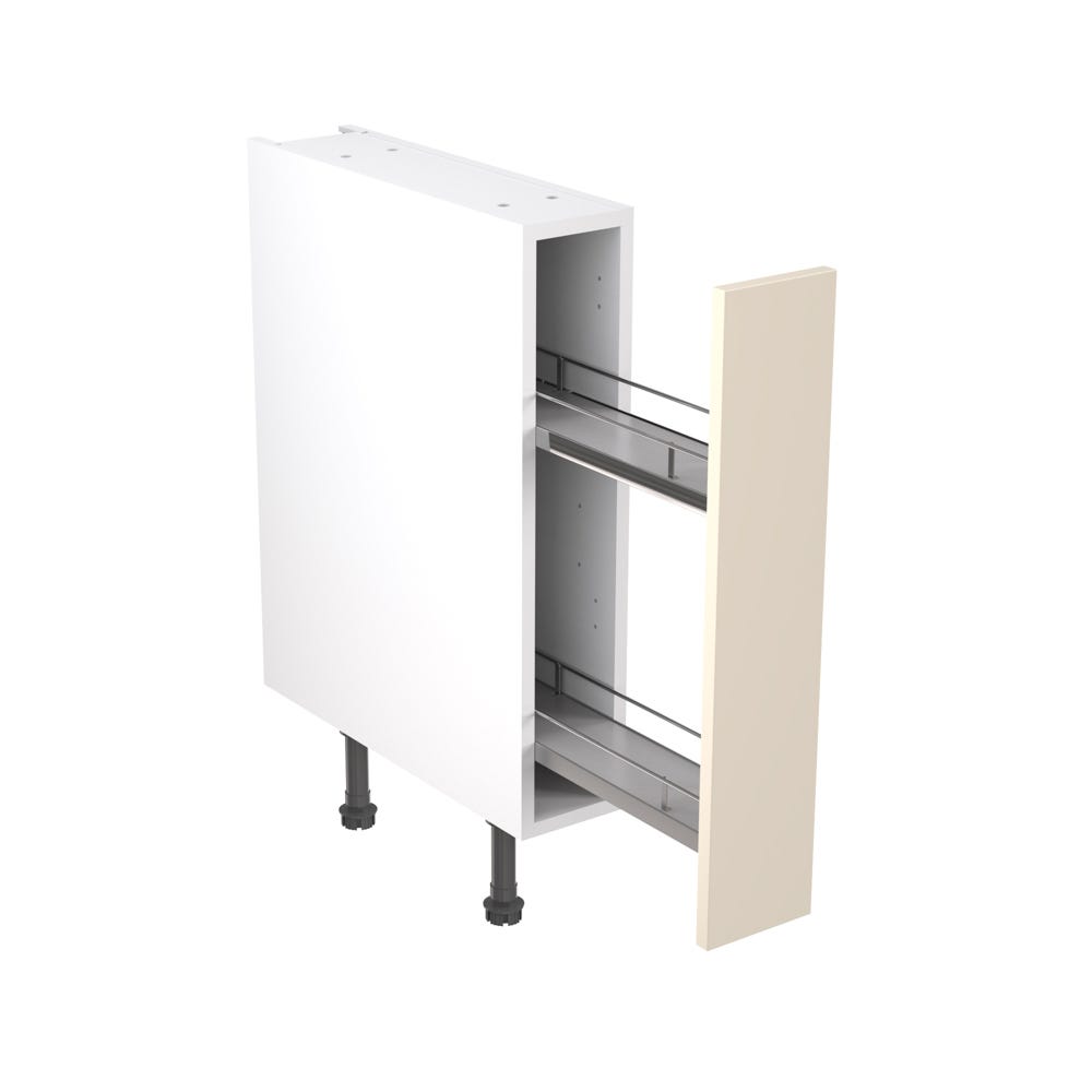 Shaker Kitchen Base Unit 150mm PullOut Ultra Matt Cashmere