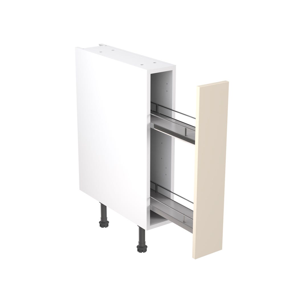 Slab Kitchen Base Unit 150mm Pull-Out Ultra Matt Cashmere