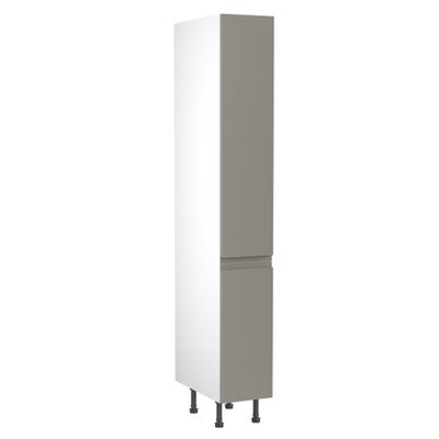 J-Pull Kitchen Tall Larder Unit 300mm Gloss Dust Grey