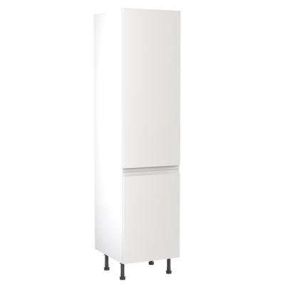 J-Pull Kitchen Tall Larder Unit 500mm Gloss White