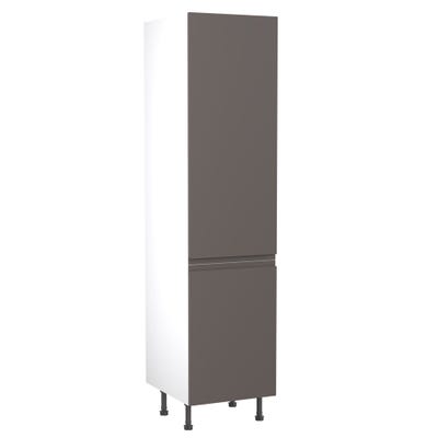 J-Pull Kitchen Tall Larder Unit 500mm Ultra Matt Graphite