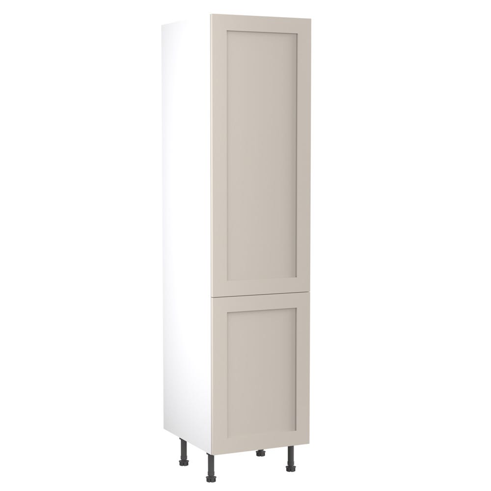 Shaker Kitchen Tall Larder Unit 500mm Ultra Matt Light Grey