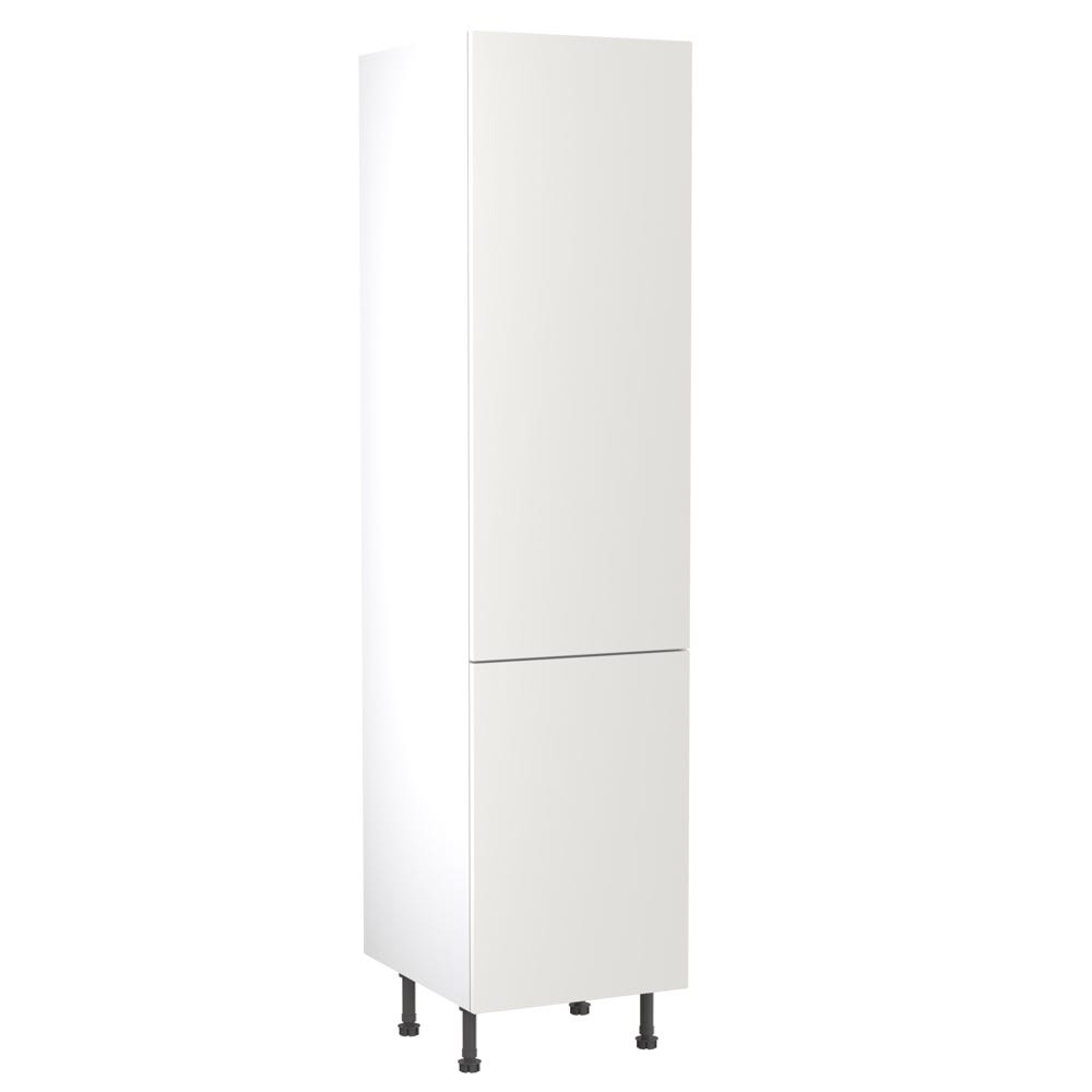Slab Kitchen Tall Larder Unit 500mm Ultra Matt White