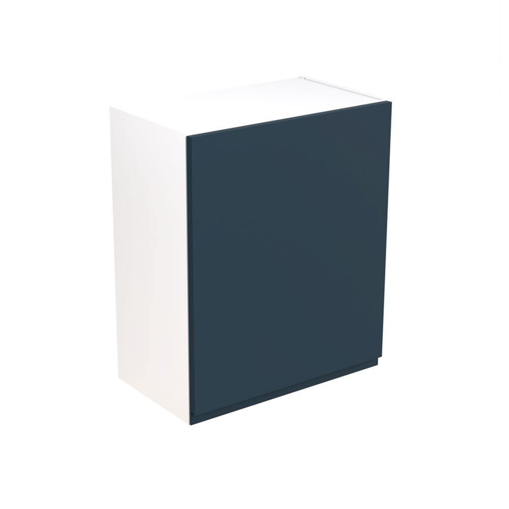 J-Pull Kitchen Wall Unit 600mm Ultra Matt Indigo Blue