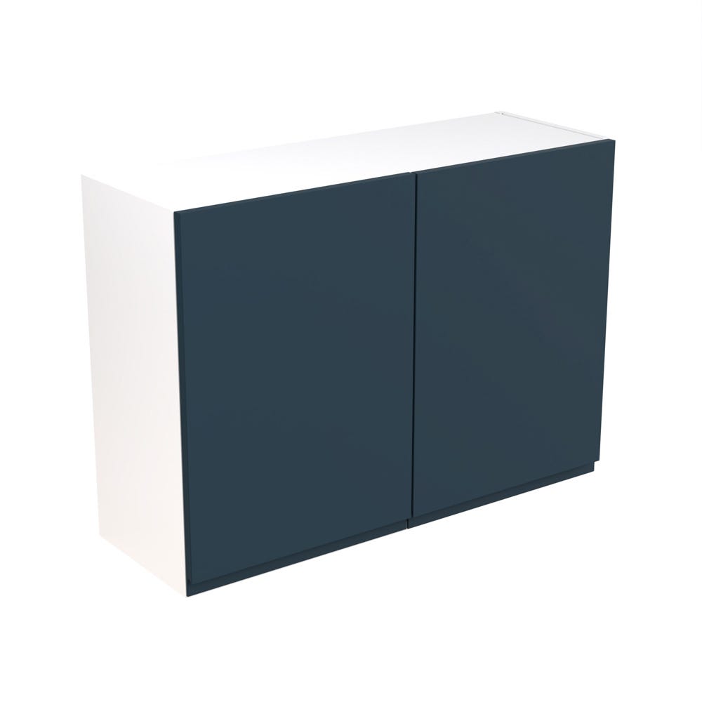 J-Pull Kitchen Wall Unit 1000mm Ultra Matt Indigo Blue