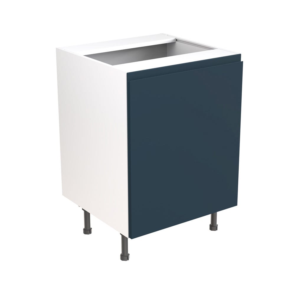 J-Pull Kitchen Sink Base Unit 600mm Ultra Matt Indigo Blue