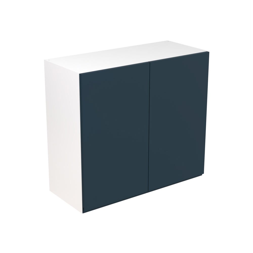 J-Pull Kitchen Wall Unit 800mm Ultra Matt Indigo Blue