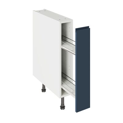 J-Pull Kitchen Base Unit 150mm Pull-Out Ultra Matt Indigo Blue