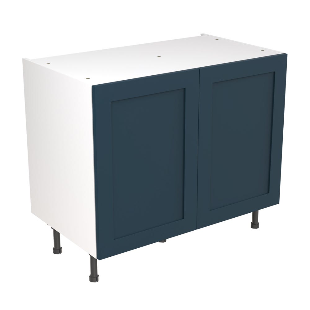 Shaker Kitchen Base Unit 1000mm Ultra Matt Indigo Blue