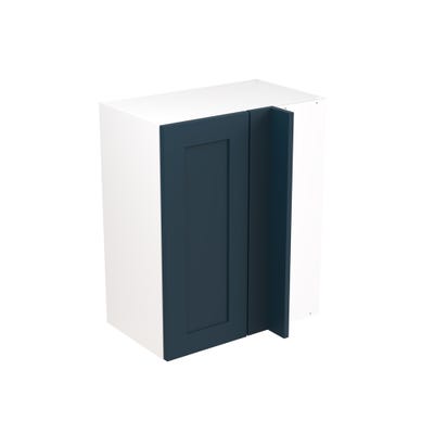 Shaker Kitchen Blind Corner Wall Unit 600mm Ultra Matt Indigo Blue