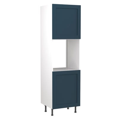 Shaker Tall Single Oven Housing Unit Ultra Matt Indigo Blue