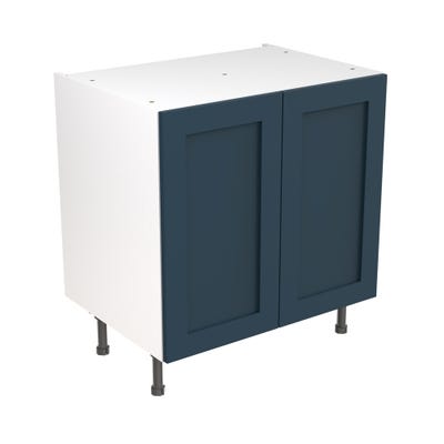 Shaker Kitchen Base Unit 800mm Ultra Matt Indigo Blue