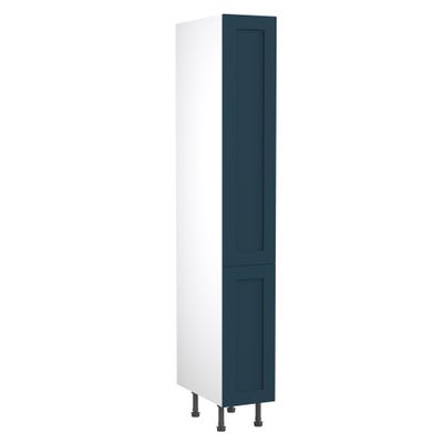 Shaker Kitchen Tall Larder Unit 300mm Ultra Matt Indigo Blue