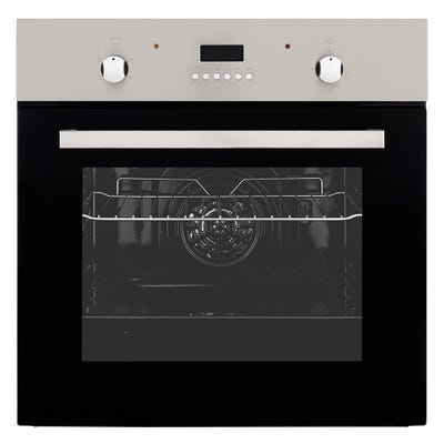Cookology 60L Built-in Electric True Fan Oven Stainless Steel