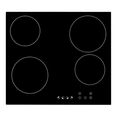 Cookology 60cm 4 Zone Ceramic Hob Black