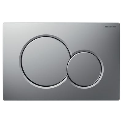 Geberit 115.770.JQ.5 Sigma01 Round Dual Flush Plate Matt Chrome