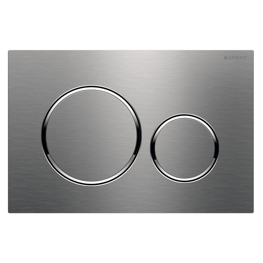 Geberit 115.882.SN.1 Sigma20 Round Dual Flush Plate Brushed Stainless Steel