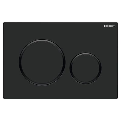 Geberit 115.882.16.1 Sigma20 Round Dual Flush Plate Matt Black