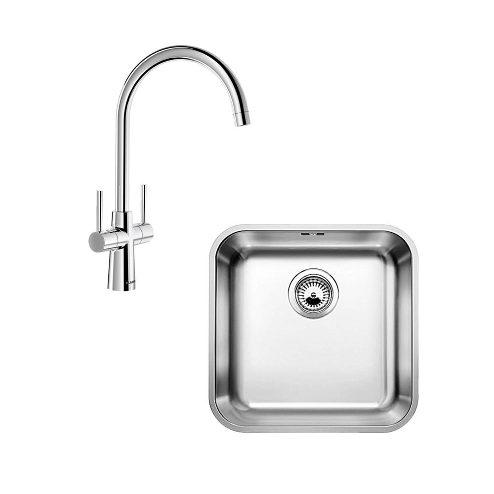 Blanco Supra 400U Undermount Sink & Max Tap Bundle