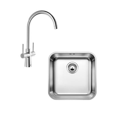 Blanco Supra 400U Undermount Sink & Max Tap Bundle