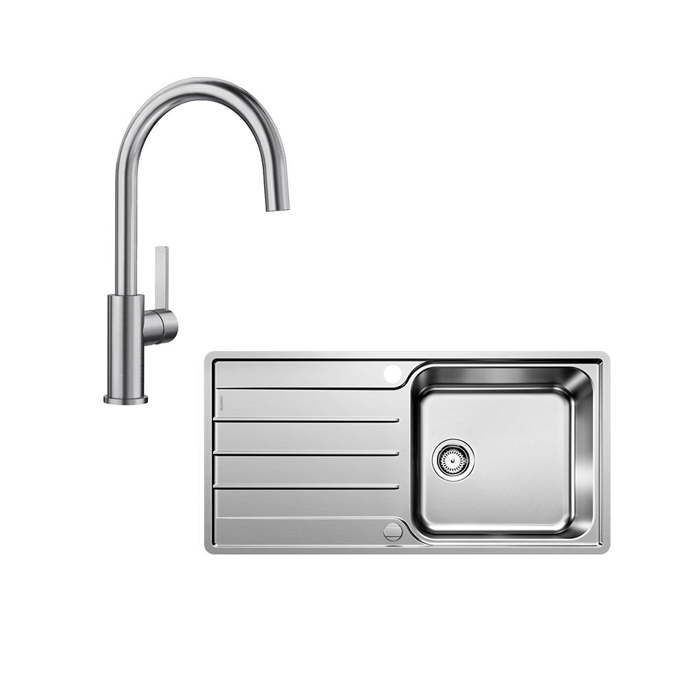 Blanco Lemis XL6S Inset Sink & Candor Tap Bundle