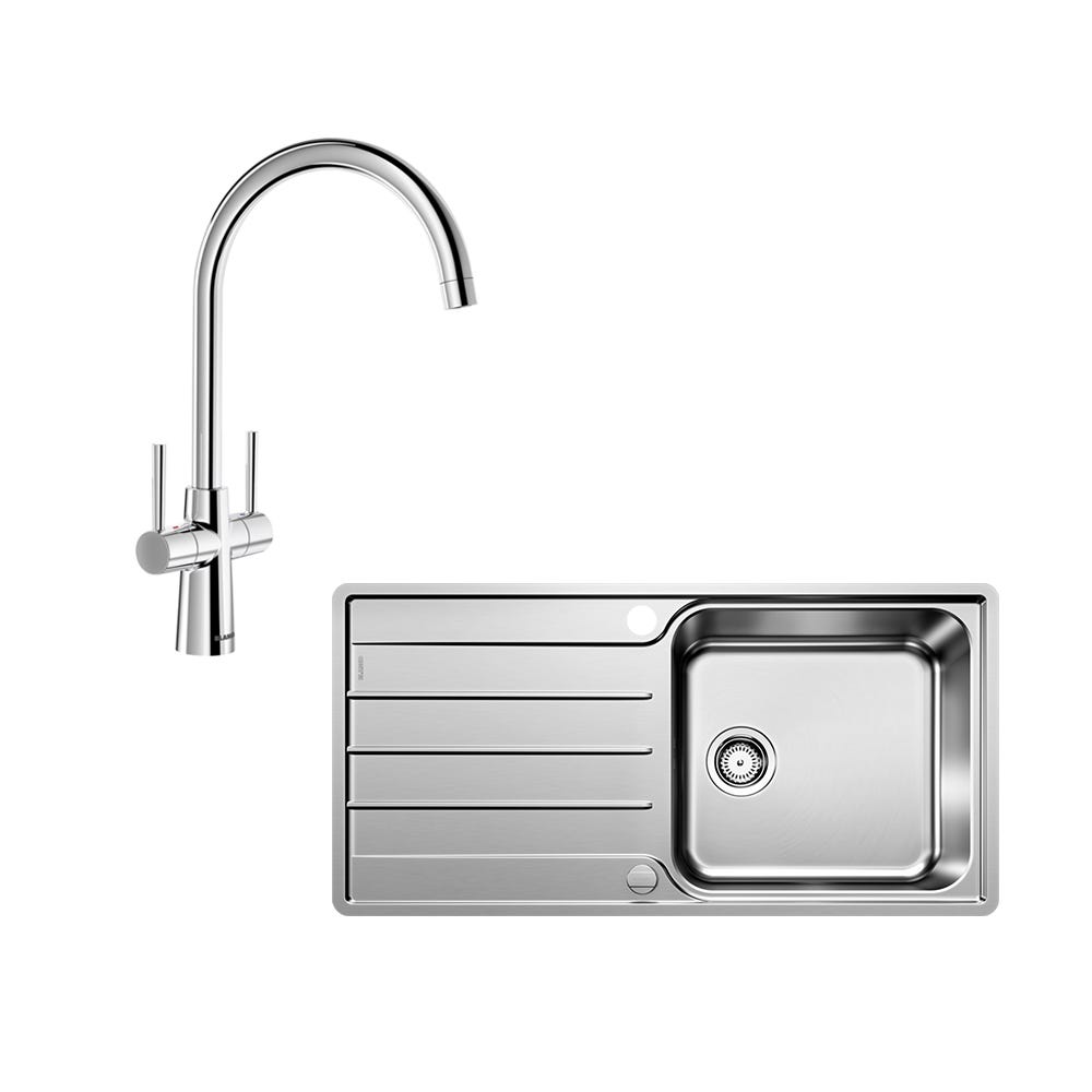 Blanco Lemis XL6S Inset Sink & Max Tap Bundle