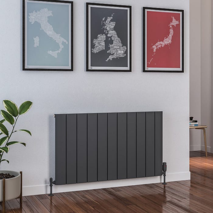 Eastbrook Peretti Matt Anthracite Radiator 600 x 1040mm