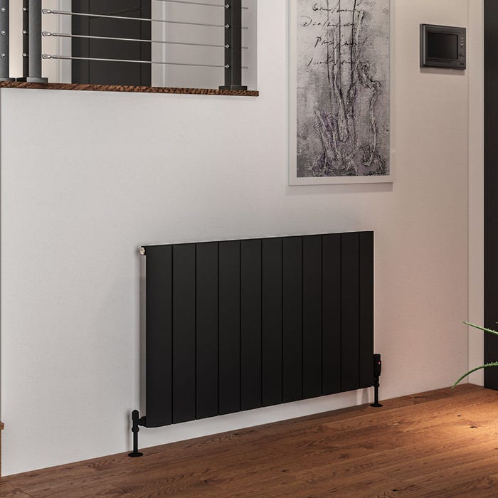 Eastbrook Peretti Matt Black Radiator 600 x 1040mm