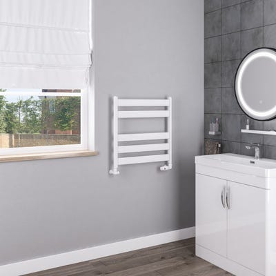 Eastbrook Pelago Matt White Towel Radiator 600 x 600mm