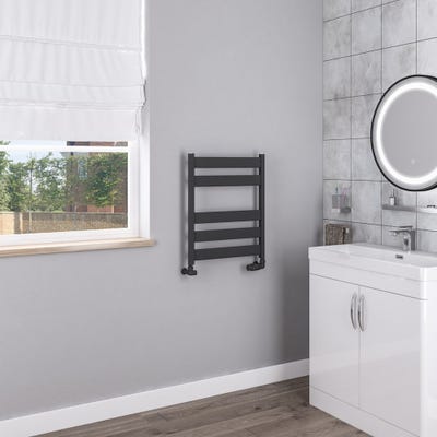Eastbrook Pelago Matt Anthracite Towel Radiator 600 x 500mm