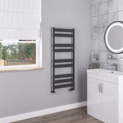 Eastbrook Pelago Matt Anthracite Towel Radiator 1200 x 500mm