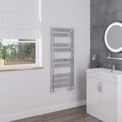 Eastbrook Pelago Polished Aluminium Towel Radiator 1200 x 500mm