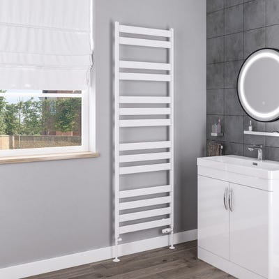 Eastbrook Pelago Matt White Towel Radiator 1800 x 600mm