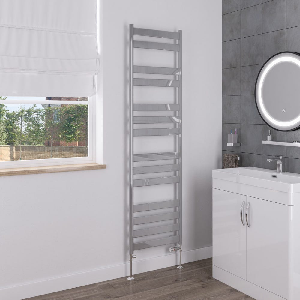 Eastbrook Pelago Polished Aluminium Towel Radiator 1800 x 500mm