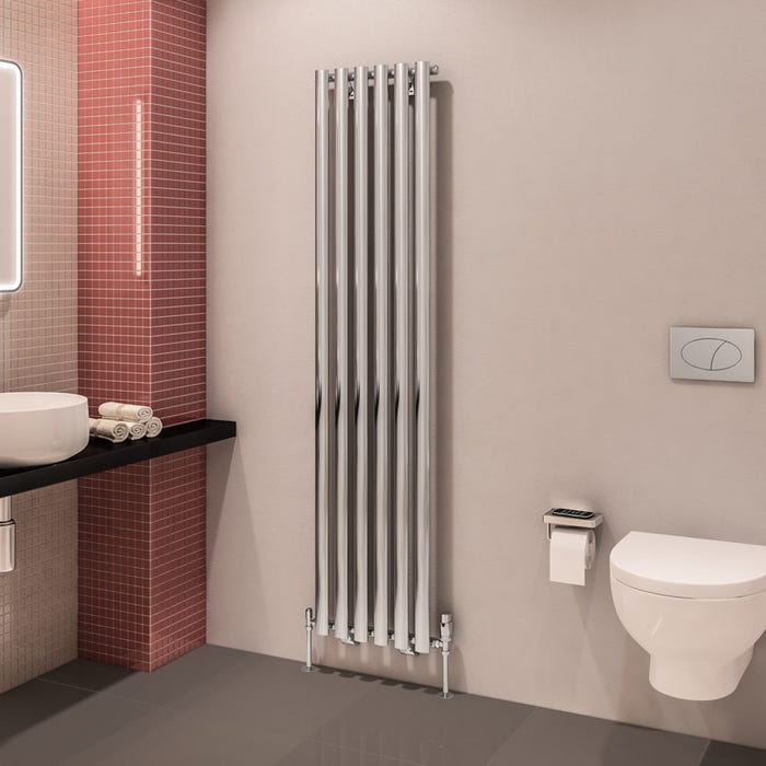 Eastbrook Tunstall Chrome Radiator 1800 x 420mm