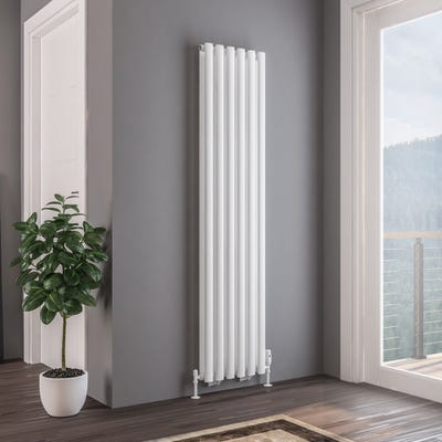 Eastbrook Tunstall Double Matt White Radiator 1800 x 420mm