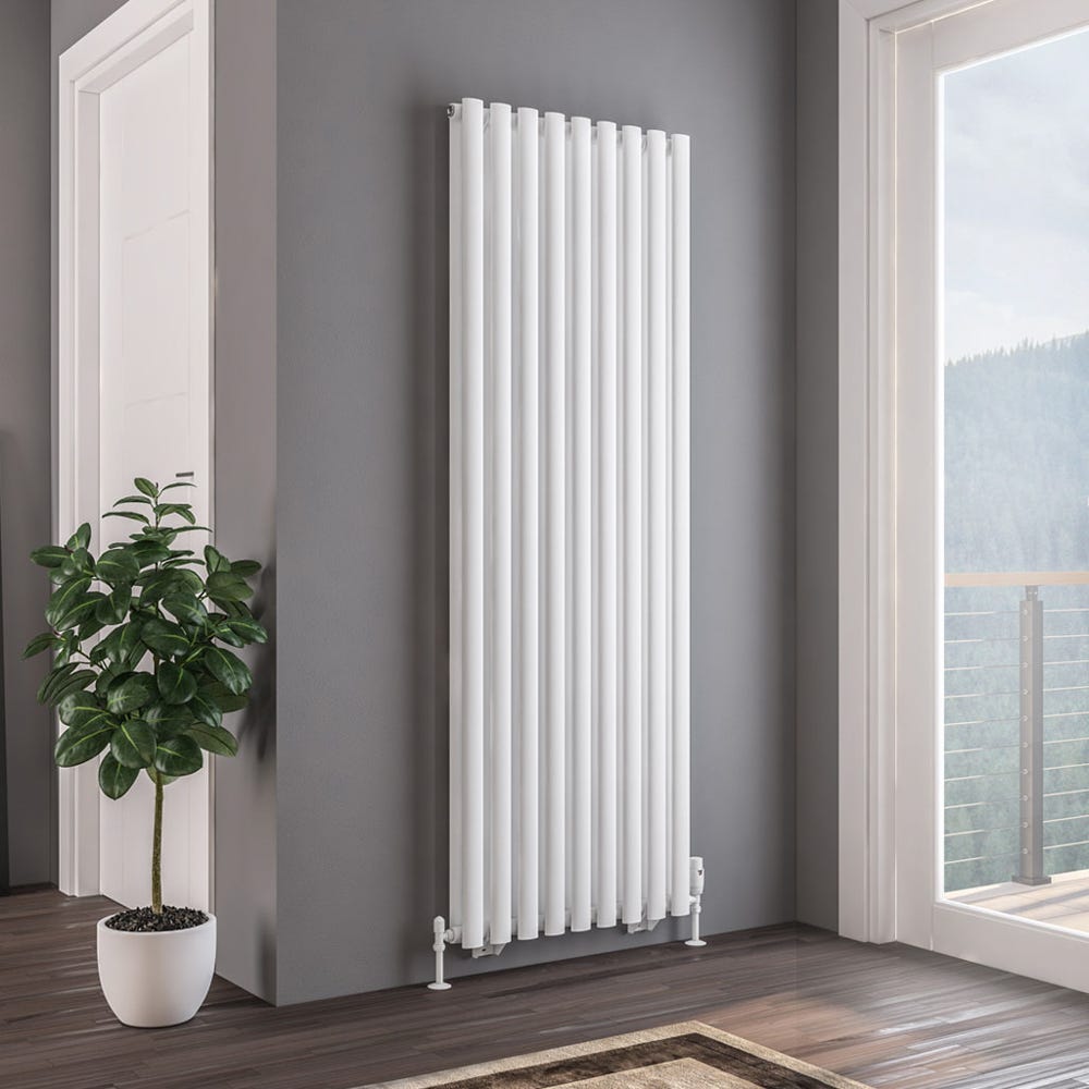 Eastbrook Tunstall Double Matt White Radiator 1800 x 630mm