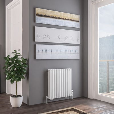 Eastbrook Tunstall Double Matt White Radiator 600 x 589mm