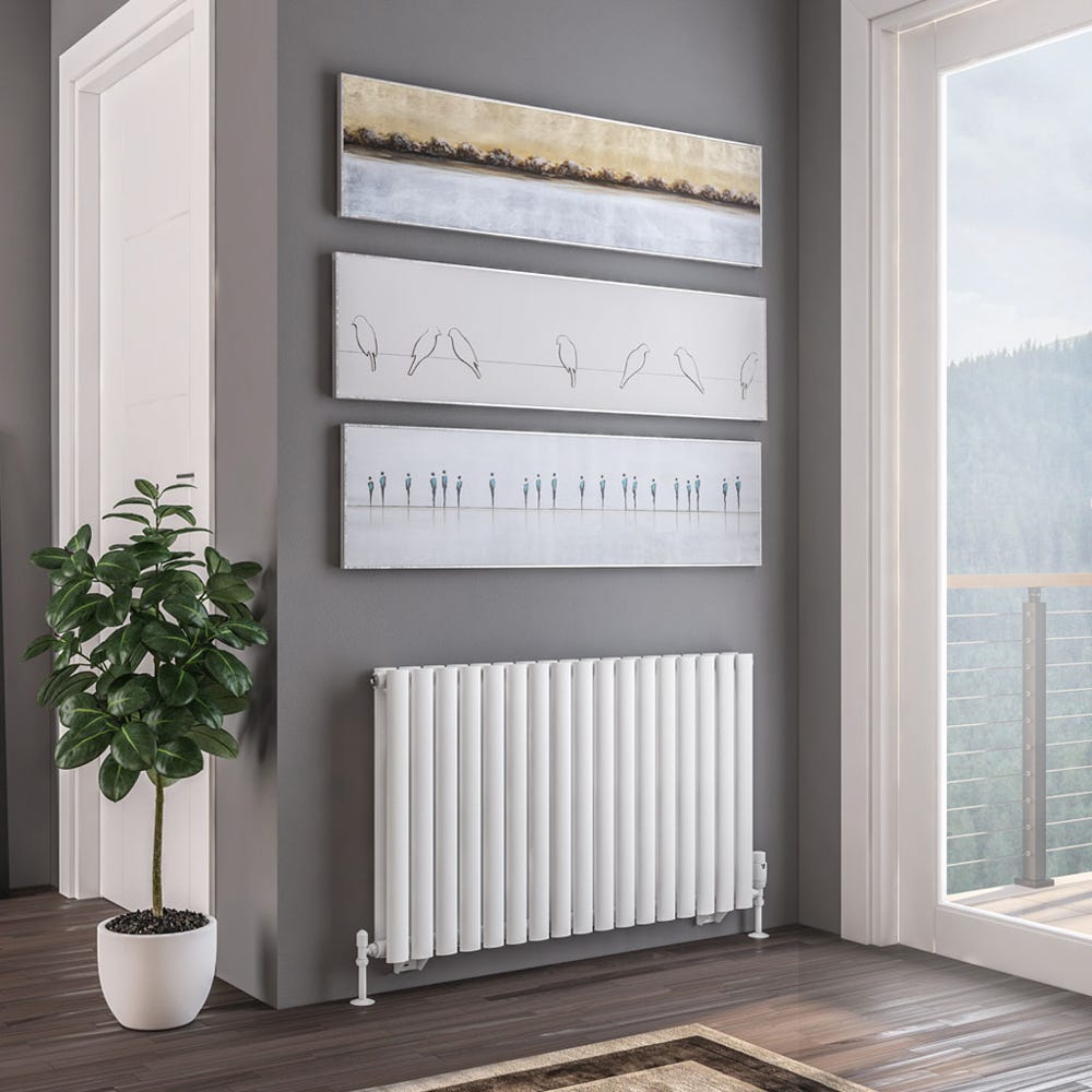 Eastbrook Tunstall Double Matt White Radiator 600 x 1002mm