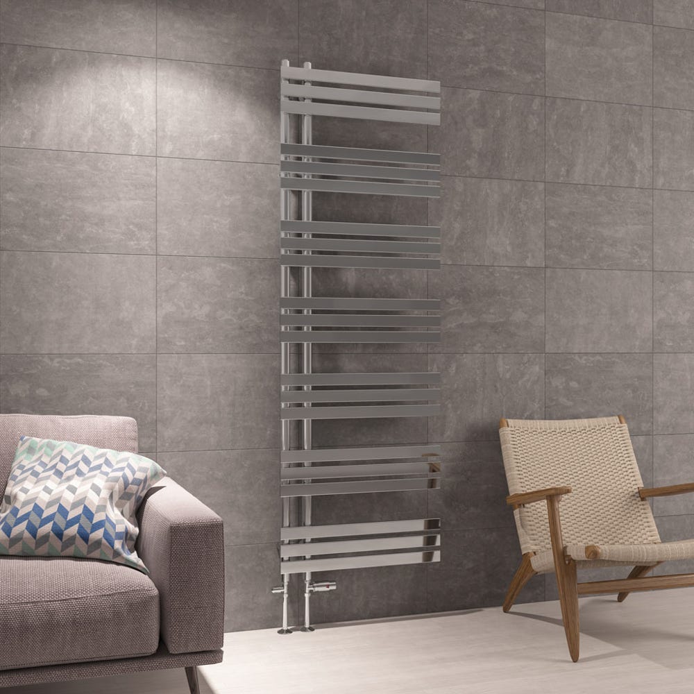 Eastbrook Leonardo Chrome Towel Radiator 1800 x 600mm