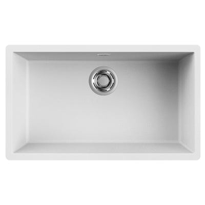 Reginox Multa 130 Granite Composite 1.0 Bowl Kitchen Sink White