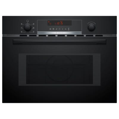 Bosch CMA583MB0B Series 4 Built In Compact Combi Microwave Oven