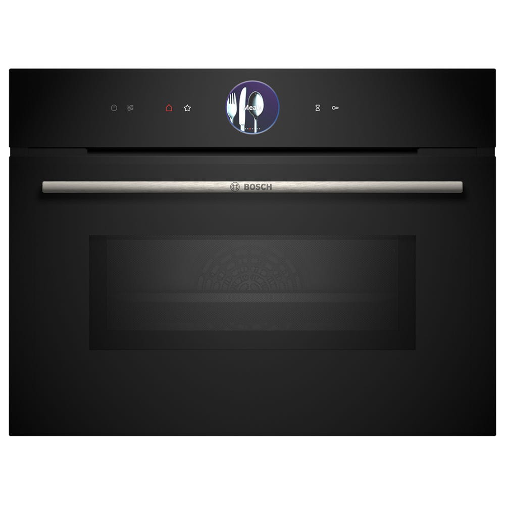 Bosch CMG7361B1B Series 8 Built In Compact Oven with Microwave Function