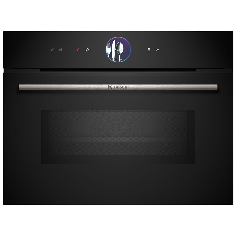 Bosch CMG7761B1B Series 8 Built In Compact Oven with Microwave Function