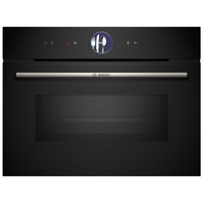Bosch CMG7761B1B Series 8 Built In Compact Oven with Microwave Function