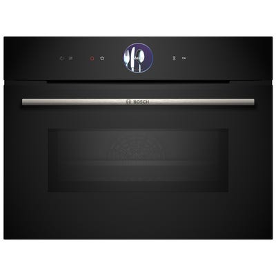 Bosch CMG7761B1B Series 8 Built In Compact Oven With Microwave Function